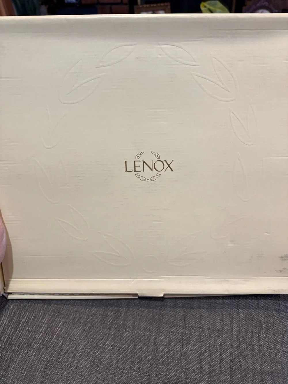 Lenox Ivory Double Photo Frame with Bell & Floral Embellishments